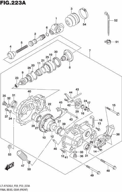 FINAL BEVEL GEAR (FRONT)