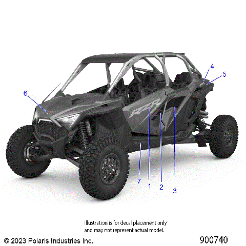 BODY, DECALS GRAPHICS - Z24RMD2KAH/AL/BH/BL (900537)