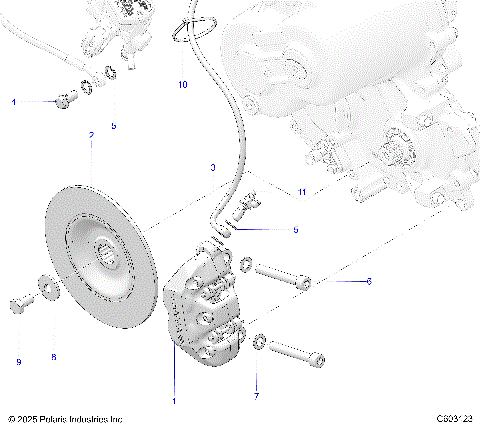 BRAKES, BRAKE ASM - S26AJB6RSL/REL/AJE6RSL (C603123)