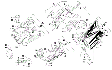 SKID PLATE AND SIDE PANEL ASSEMBLIES