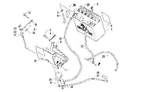 BATTERY AND TRAY ASSEMBLY [89587]