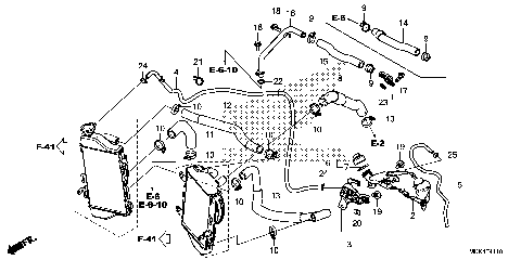 RADIATOR HOSE@WATER PIPE