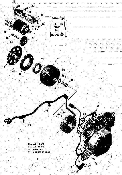 01- Rotax - Magneto And Starter 650W