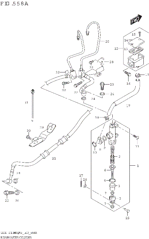REAR MASTER CYLINDER