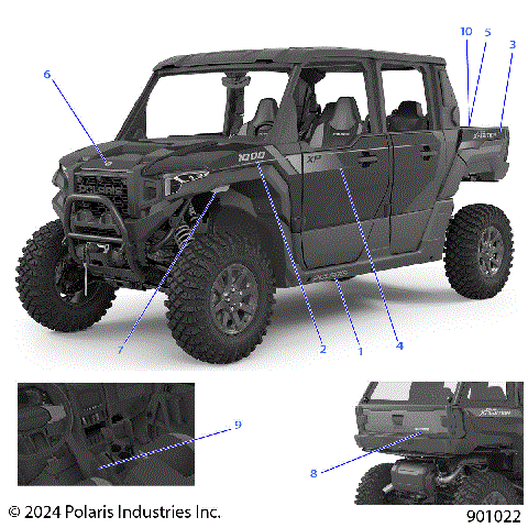 BODY, DECALS, GRAPHICS - G25G5W99AP/BP