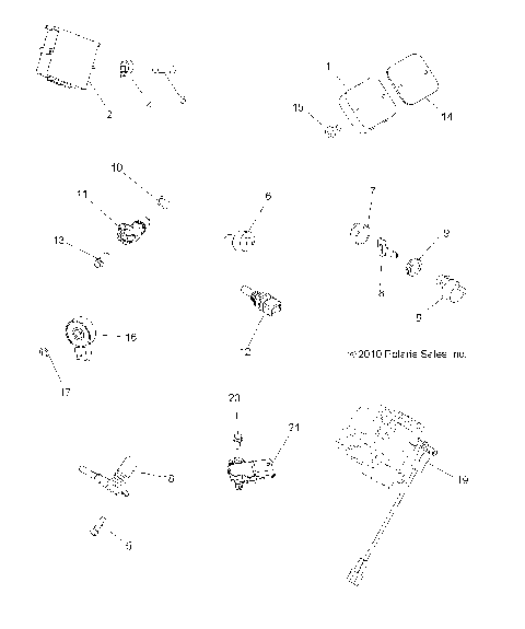 ELECTRICAL, SWITCHES and SENSORS and ECM - A13MH76FF (49ATVELECT11SP800)