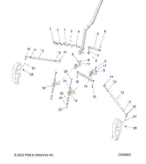 STEERING, LOWER - S24TDL6KSA (C602602)