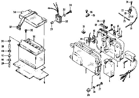 ELECTRICAL MODULE AND BATTERY [72524]