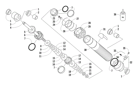 FRONT SUSPENSION SHOCK ABSORBER