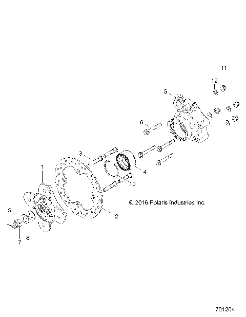 SUSPENSION, REAR CARRIER - Z17VDE99FM/S99FM/CM (701204)