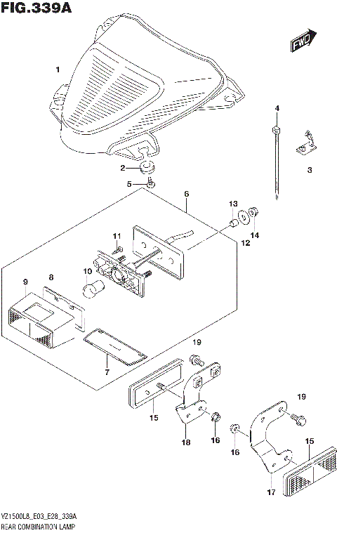 REAR COMBINATION LAMP