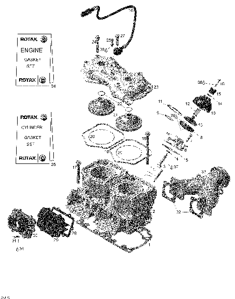 01- Cylinder And Reed Valve