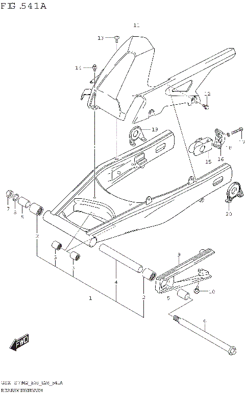 REAR SWINGINGARM