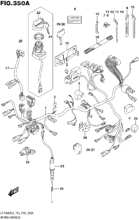 WIRING HARNESS (LT-F400FL8 P03)