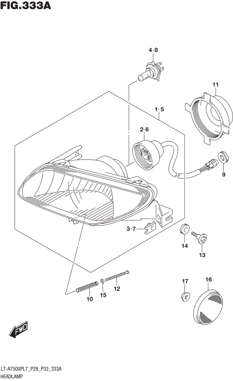 HEADLAMP (LT-A750XPL7 P28)