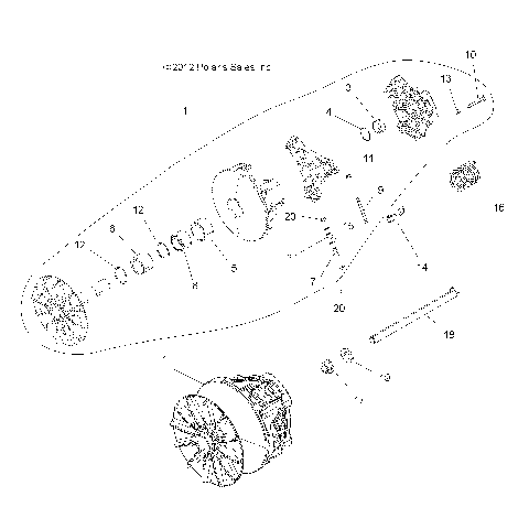 DRIVE TRAIN, CLUTCH, PRIMARY - R13UH88/UH9E ALL OPTIONS (49RGRCLUTCHDRV13900XP)