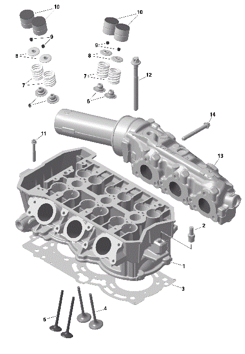 01- ROTAX - Cylinder Head