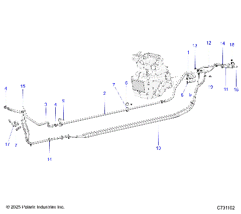 BODY, HVAC HOSES - R24X6W1RAH/AS/A9/BH/BS/B9 (C731102)