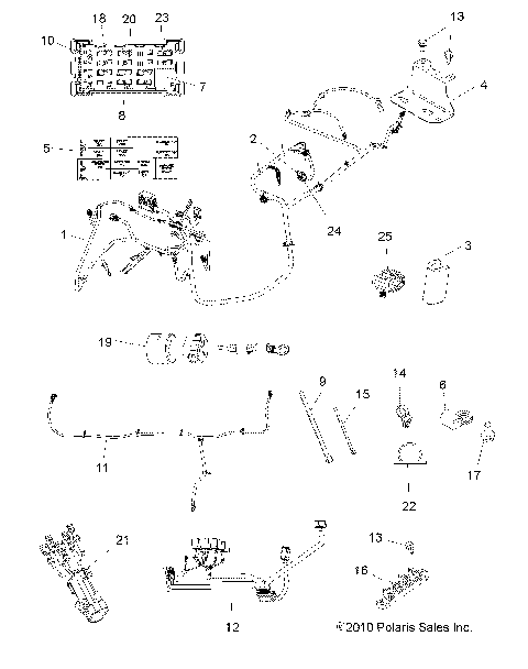 ELECTRICAL, WIRE HARNESSES - R11RC08LG (49RGRHARNESS11LSV)