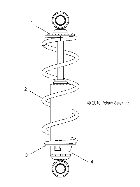 SUSPENSION, SHOCK, FRONT - S12CM8GSA/GSL/GEA (49SNOWSHOCKFRONT7043615)