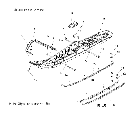 STEERING, SKI ASM. - S08PD6/PB6/PB7/PP6/PP7 ALL OPTIONS (49SNOWSKIASMFSTIQ)