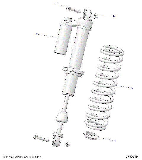 SUSPENSION, FRONT SHOCK MOUNTING - Z25ASK99A6/B6 (C750619)
