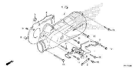 LEFT CRANKCASE COVER