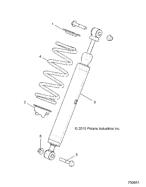 SUSPENSION, FRONT SHOCK MOUNTING - R16RGE99A7/AV (700851)