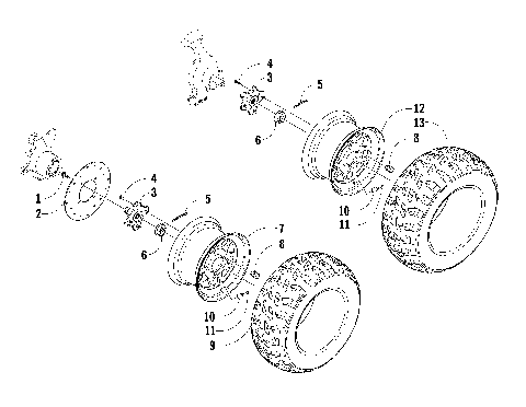 WHEEL AND TIRE ASSEMBLY [88908]