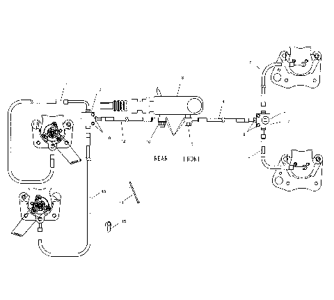 BRAKE LINES - MASTER CYLINDER - A10RB42AA (4970937093B11)