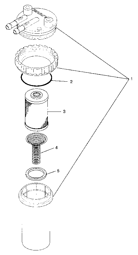 FUEL/WATER SEPARATOR SL 780 B974088 and Intl. SL 780 I974088 (4940924092C009)