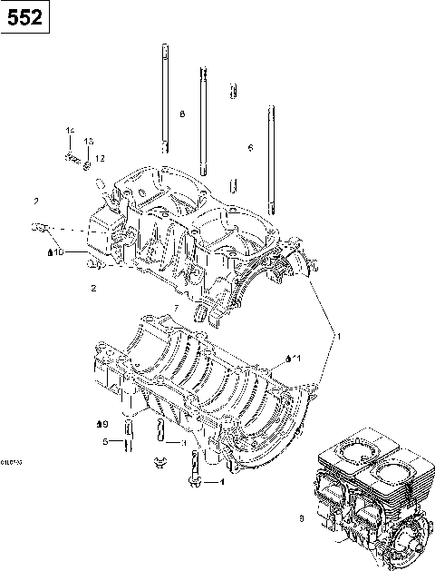 01- Crankcase 552