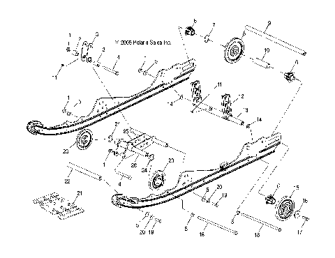 SUSPENSION, REAR - S07ND5BS (49SNOWSUSPRRSUPER)