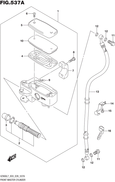 FRONT MASTER CYLINDER