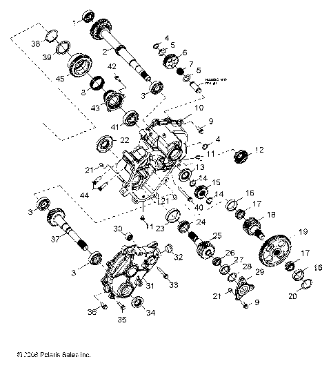 DRIVE TRAIN, MAIN GEARCASE INTERNAL COMPONENTS 1 - R09VH76FX (49RGRTRANSINTL09RZRI)