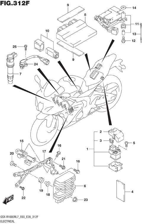 ELECTRICAL (GSX-R1000RZL7 E33)