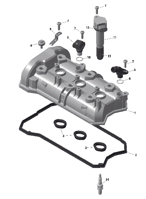 01- ROTAX - Valve Cover