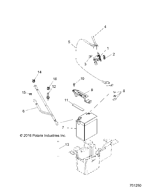 ELECTRICAL, BATTERY - Z18VHA57F2 (701250)