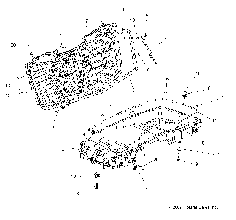 BODY, FRONT CARGO BOX - A10DX85AL/AF (49ATVBOX10SPXP850)