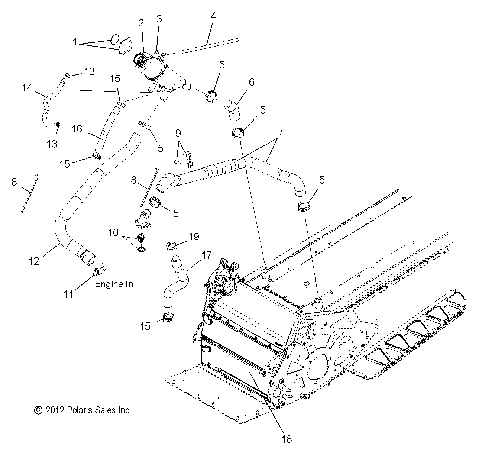 ENGINE, COOLING SYSTEM - S15CC6/CK6/CM6 ALL OPTIONS (49SNOWCOOLING13600RMK)