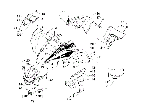 FRONT BODY ASSEMBLY [300591]