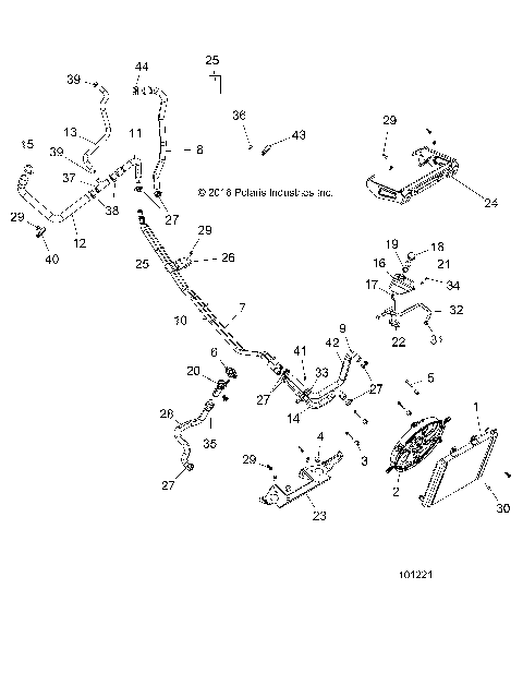 ENGINE, COOLING SYSTEM - A17DAH57A5 (101221)