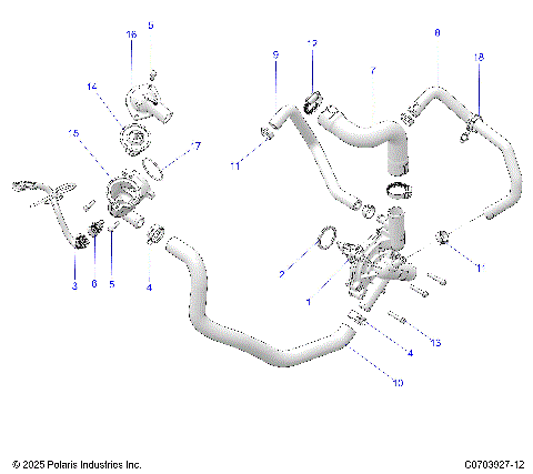 ENGINE, WATERPUMP AND BYPASS
