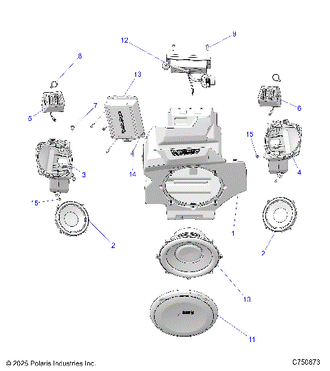ELECTRICAL, OPTION, AUDIO, FRONT - Z25R4E2KA4/B4  (C750873)