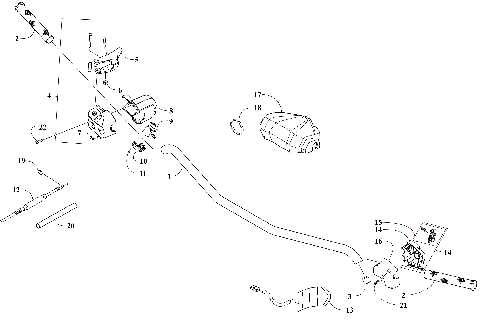 HANDLEBAR AND CONTROLS [106829]