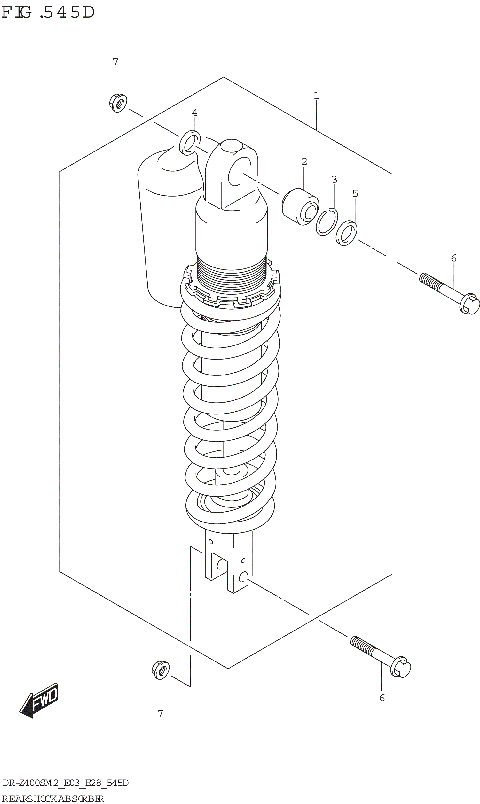 REAR SHOCK ABSORBER (DR-Z400SM)