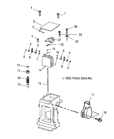 ENGINE, CARBURETOR, UPPER - S07PS6FS/FSA (49SNOWCARBUPPER600HO)