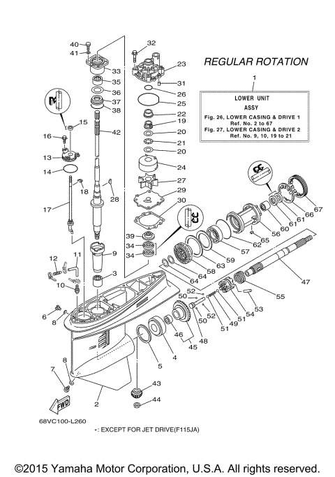 LOWER CASING DRIVE 1
