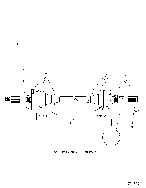 DRIVE TRAIN, FRONT DRIVE SHAFT - R21MAAE4G8/G9 (701753)