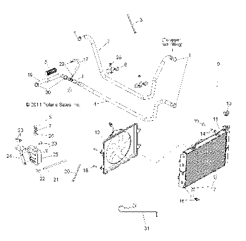 ENGINE, COOLING SYSTEM - R15RAA76AA/AJ (49RGRCOOL126X6)